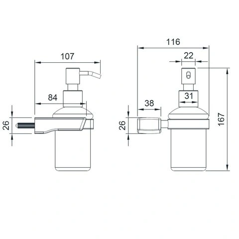 IMPRESE GRAFIKY дозатор для рідкого мила (ZMK041807310) — Photo 4