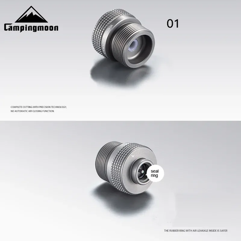 Перехідник адаптер для газового пальника Campingmoon Z20 1" х 7/16" (USA/EU) — Photo 6
