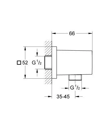 Шлангове підключення Grohe Euphoria Cube 27704000 — Photo 6