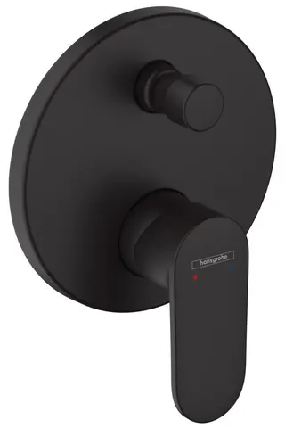 Hansgrohe Змішувач Vernis Blend вбудований для ванни/душу 2 положення, для IBOX, ЧОРНИЙ матовий (71466670) — Photo 2