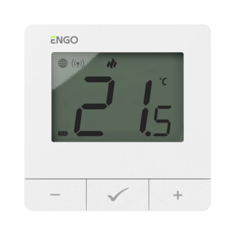 ENGO Кімнатний термостат з WIFI, радіо, 2AA, білий (E20i-W) 932312648 — Photo 5