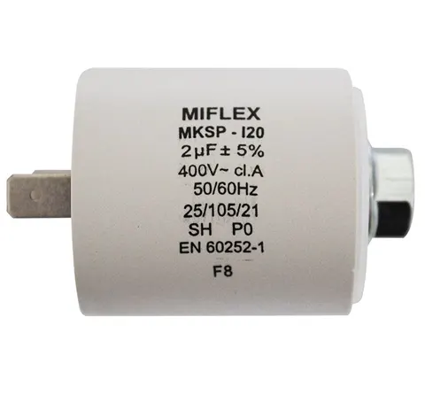 Конденсатор MIFLEX MKSP-120 2μF вентилятора GSX твердопаливного котла ATMOS S0173 — Photo 4