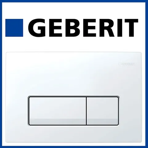 Кнопка для змиву Geberit Delta 51 (біла) 115.119.11.1 — Photo 3