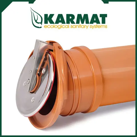 Клапан випускний KARMAT (ZBK 110) 110мм — Photo 4