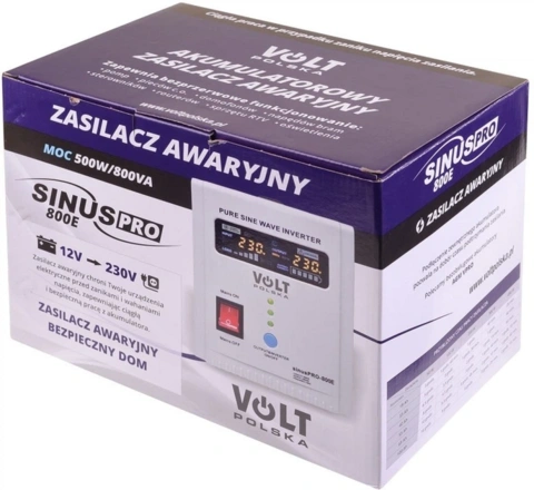 Перетворювач (інвертор) напруги VOLT Polska SINUS PRO 800E (500W) (3SP080012E) — Photo 9