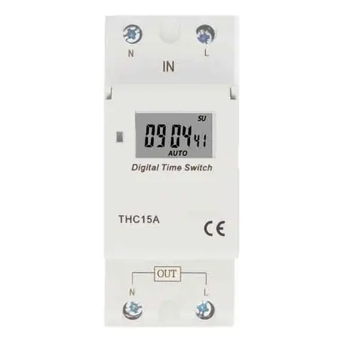 Таймер цифровий тижневий на DIN-рейку DTS 220V/16A (N/L) — Photo 2
