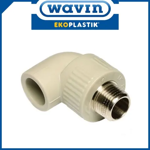 Кутник Ekoplastik із зовнішнім різьбленням — Photo 3
