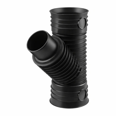 Трійник каналізаційний зовнішній Magnaplast MAGNACOR MCEA-KG 200x45° (81335) — Photo 2