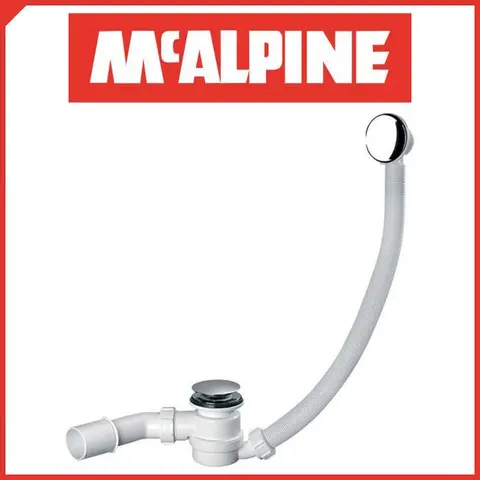 Сифон автомат для ванн McAlpine HC2600CL злив/перелив — Photo 3