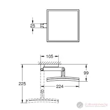 GROHE EX Selection Cube косметичне дзеркало х3 (40808000) — Photo 3