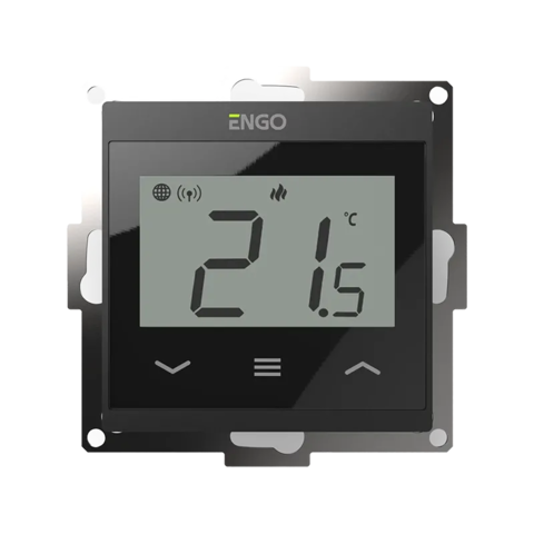 ENGO Кімнатний термостат з WIFI, 230В, монтаж під рамку 55x55, чорний (E55-B) — Photo 4
