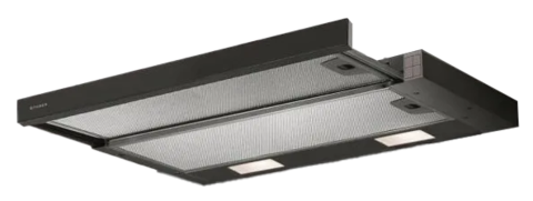 Витяжка кухонна Faber Flexa Ng Hip Bk A60 телескопічна 60см, 701м3/г, чорна (315.0635.109) — Photo 3