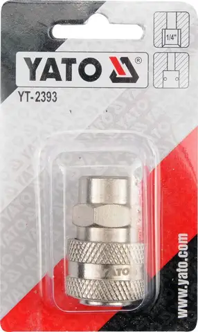 Швидке з'єднання-муфта YATO (YT-2393) 1/4" внутр. — Photo 3