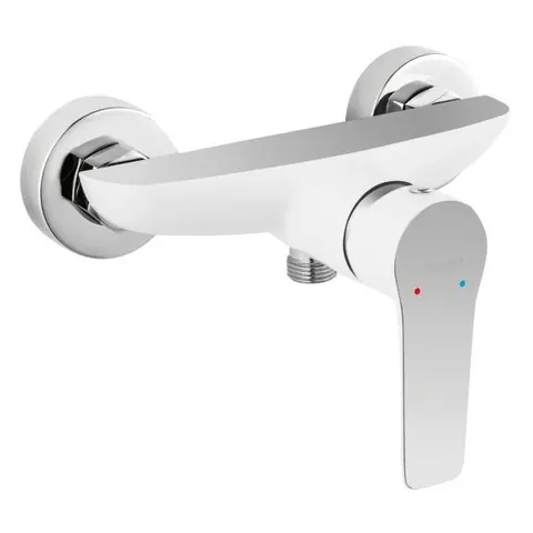 Змішувач для душу Ferro Adore White/Chrome BDR7 — Photo 2