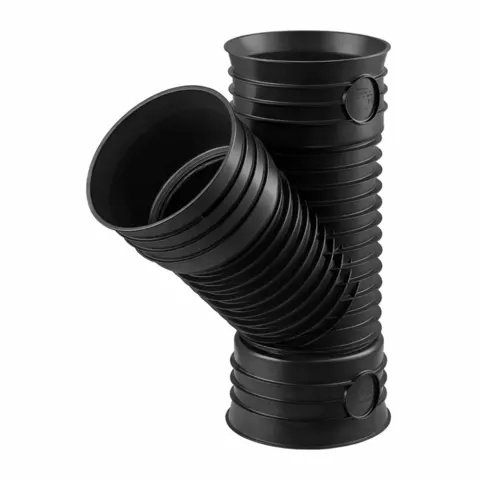 Трійник каналізаційний зовнішній Magnaplast MAGNACOR MCEA 200x45° (81330) — Photo 2