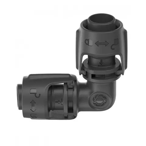 З'єднувач L-подібний Gardena Micro-Drip System Quick & Easy для шлангів 13 мм, 2 шт (13202-20) — Photo 4