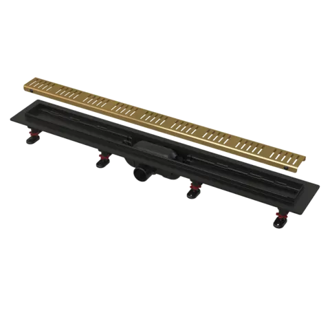 Душовий трап Alca Drain APZ10BLACK-850BRASS — Photo 3