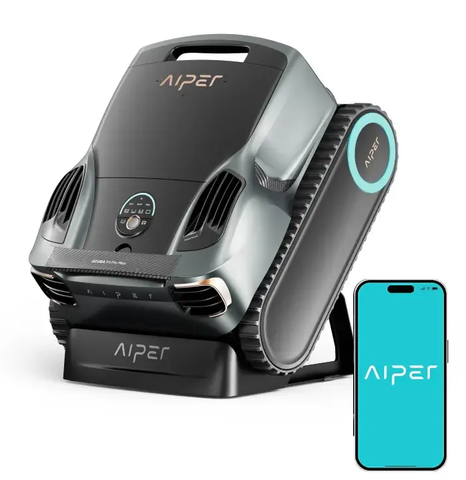 AIPER Робот-очисник акумуляторний Scuba X1 PRO MAX, гусеничний (дно, стіни, ватерлінія, поверхня води) до 300м2 — Photo 7