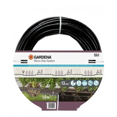 Шланг крапельного поливу Gardena Micro-Drip-System для рядного поливу 50 м, 1.6 л/рік (13504-20) — Photo 5