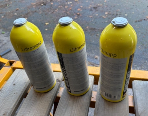Газовий балон SIEVERT UltraMapp 750ml 7/16" (Rothenberger Mapp Gas) — Photo 10