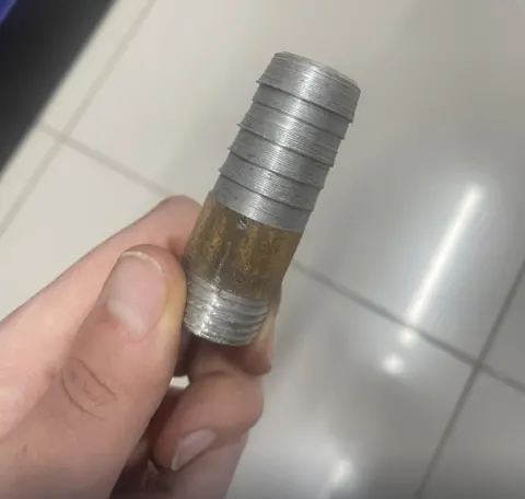 Штуцер зовн. 1/2"х20мм сталевий — Photo 5