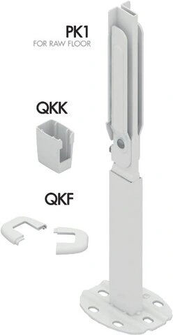 Кріплення для сталевого радіатора MB PK1+QKK+QKF підлог. кронштейн високий (компл. 2 шт) (60741001) — Photo 3
