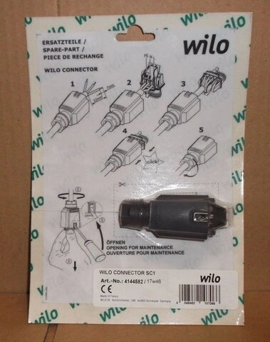 Конектор (штекер клеммник) WILO CONNECTOR SC1 до насосів Z-Nova /Yonos /Stratos Pico 4144582 — Photo 5