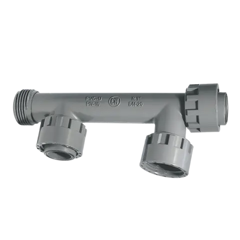 Колектор для клапанів поливу Coraplax (Aquaram) Manifold 1" PN10 — Photo 3