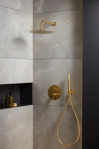 Душева система прихованого монтажу KFA ARMATURA MOZA GOLD золото 5039-501-31 — Photo 10