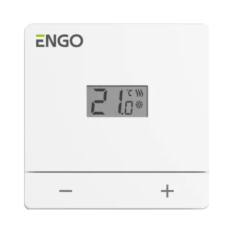 ENGO Кімнатний термостат добовий, 2хААА, білий (EASY-BATW) 932332984 — Photo 3