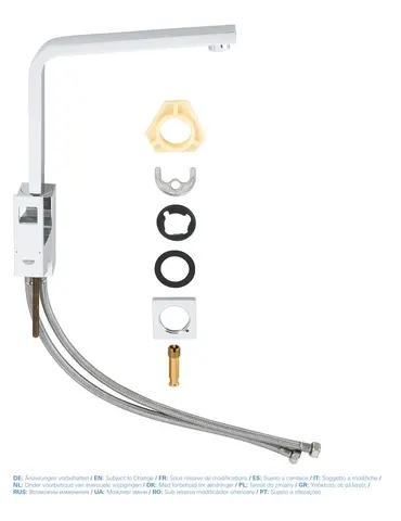 Змішувач одноважільний для миття Grohe Eurocube (31255000) — Photo 12