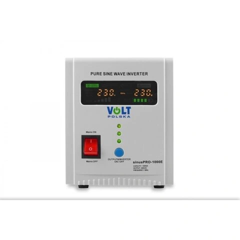 Перетворювач (інвертор) напруги VOLT POLSKA SinusPRO 1000E (700W) (3SP091012E) — Photo 5
