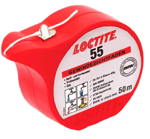 Нитка поліамідна із силіконом Loctite 55 — Photo 4