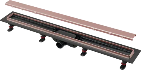 Душовий трап Alca Drain APZ20-650-RG-B Simple RED GOLD-шліфований мат — Photo 1