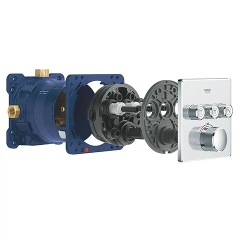 Термостат для вбудованого монтажу на 3 виходи Grohe Grohtherm SmartControl (29126000) — Photo 9