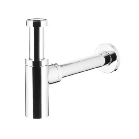 Сифон для Умивальника KFA Armatura металевий з накидною гайкою ХРОМ 5/4"x32 (600-003-00) — Photo 2