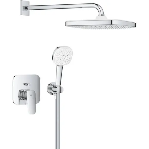 GROHE Змішувач CUBEO набір для ванни/душу 2 положення(верхній душ, змішувач, душовий набір), БЕЗ SmartBox (1053360000) — Photo 2