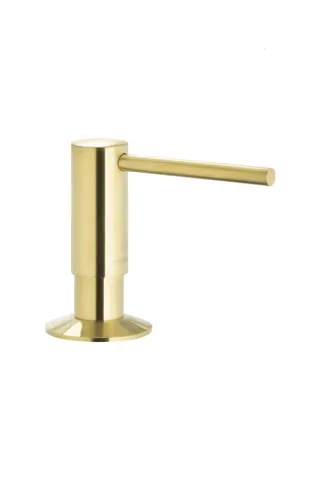 Дозатор миючих засобів KFA Armatura 500мл, PVD Stainless LIGHT Brushed Gold (990-100-39) — Photo 2