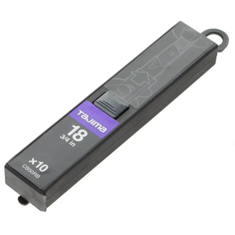 Сегментні леза 18мм Tajima Dora Razar Black Blades (CB50RB) 10 шт. — Photo 4
