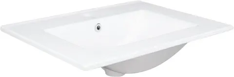 Q-tap Умивальник врізний Albatross прямокутний 60 см (WHI 4530-600/F008) (QT01113060CW) — Photo 2