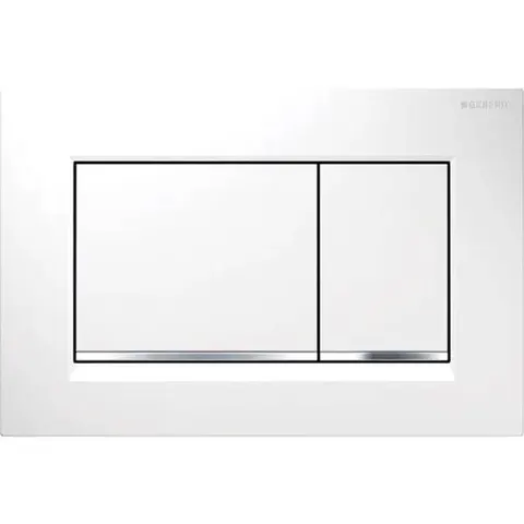 Кнопка для інсталяції "Geberit" Sigma 30 білий/хром (115.883.KJ.1) — Photo 2