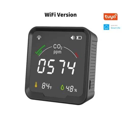 Аналізатор якості повітря SmartAir TUYA WiFi (CO2, Температура, Вологість) — Photo 6