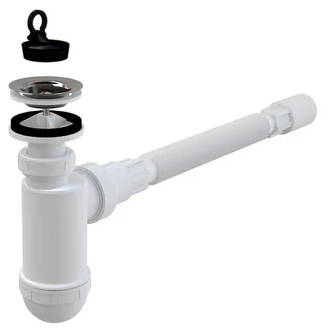 Сифон для раковини Alca Drain A41 Flexi (A41+A71) — Photo 2