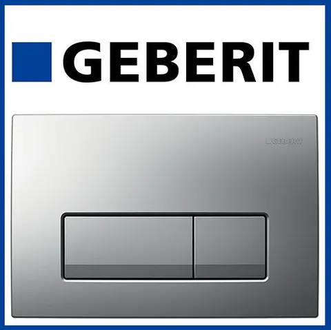 Кнопка для змиву Geberit Delta 51 (хром матова) 115.105.46.1 — Photo 4