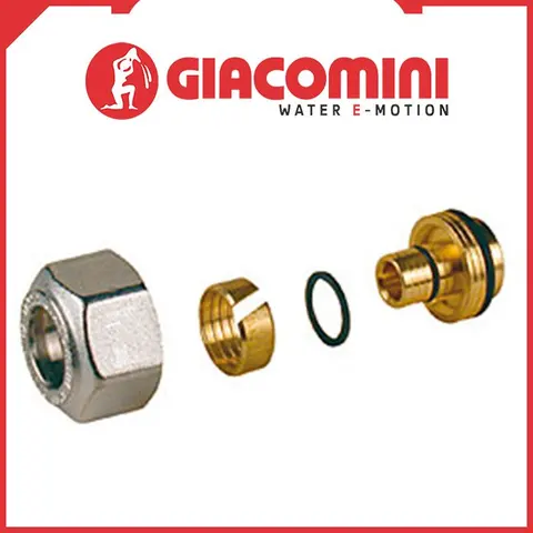Євроконус для металопластикових труб GIACOMINI (R179MX014) 16-16x2мм — Photo 4