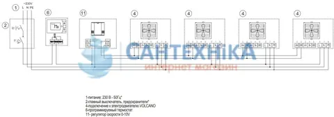 Потенціометр (регулятор швидкості обертання) VR EC (2-10V) з термостатом для VOLCANO (1-4-0101-0473) — Photo 5