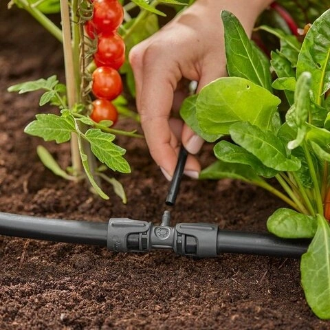 З'єднувач Т-подібний Gardena Micro-Drip System Quick & Easy для шлангів 13 мм перехідник до 4,6 мм, 5 шт (13204-20) — Photo 5