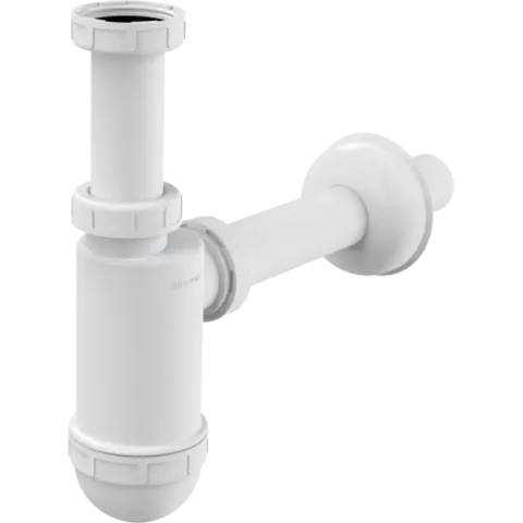Сифон для умивальника Ø32 з накидною гайкою 5/4" Alca Drain A430 — Photo 3