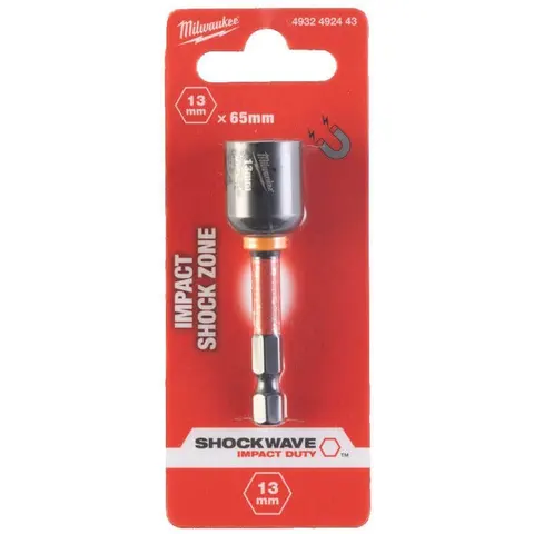 Milwaukee Шестигранна магнітна головка 1/4" Hex, 13мм (4932492443) — Photo 3