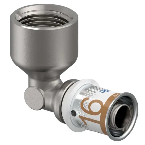 Кут (коліно) з різьбленням Uponor S-Press PLUS — Photo 5